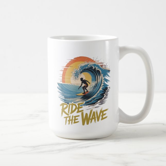 Ride the Wave Kaffemugg (Höger)