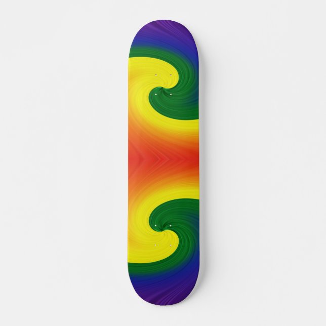 Ride the Wave Mini Skateboard Bräda 18,5 Cm (Framsida)