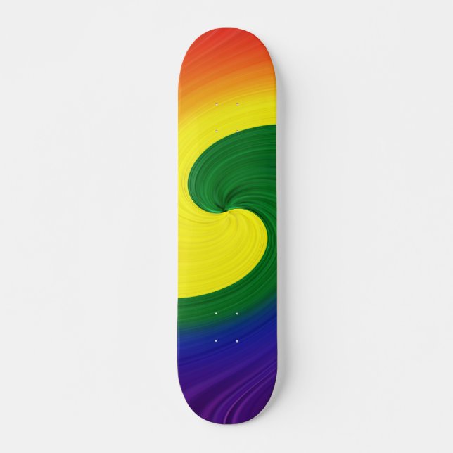 Ride the Wave Mini Skateboard Bräda 18,5 Cm (Framsida)