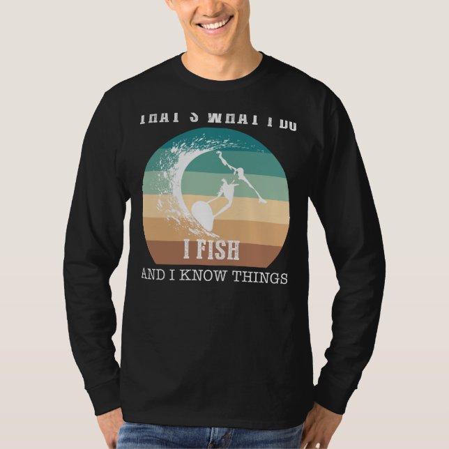 Ride the Wave of Knowledge with I Know Sak Funn T Shirt (Framsida)