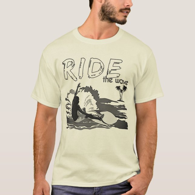 "Ride the Wave" T-Shirt (Framsida)