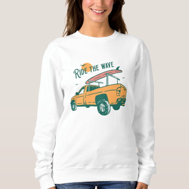 Ride the Wave T Shirt (Framsida)