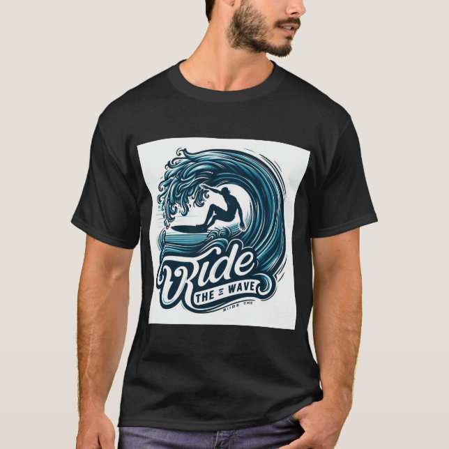 Ride the Wave T Shirt (Framsida)