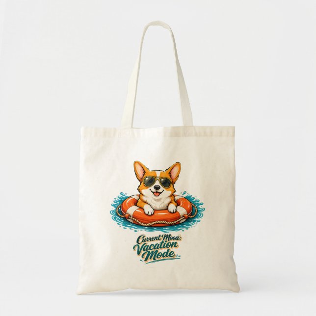 Ride the Waves Surfboard Illustration - Cozy Tropi Tygkasse (Framsidan)