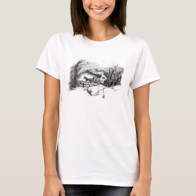 Ride through Central Park Shirt Tee Shirt (Framsida)
