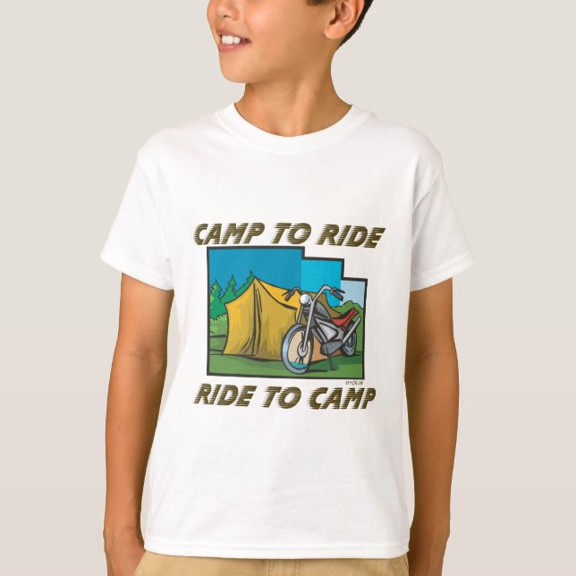 Ride till Camp T-shirt (Framsida)
