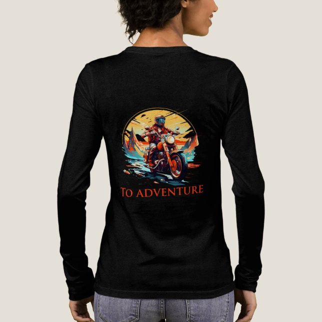 Ride to Adventure T Shirt (Baksida)