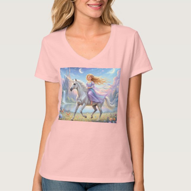 Ride to the Rainbow Castle T Shirt (Framsida)