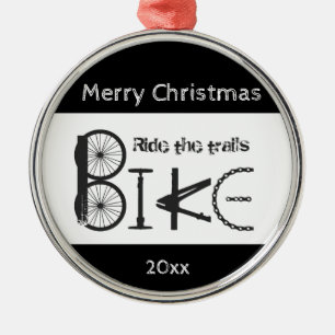 Ride Trail Bike Graffiti inspirationerande jul Julgransprydnad Metall