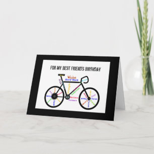 Ride Trails Biking Best Friend Birthday Kort