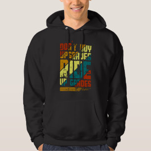 Ride Up Klass, Bicycle Mountain Bike Rider Black Hoodie