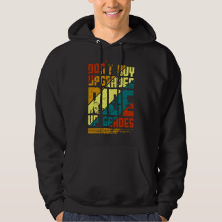 Ride Up Klass, Bicycle Mountain Bike Rider Black Hoodie
