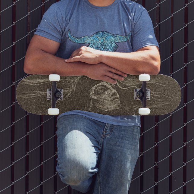 Ride Vågar i Kärlek - Edvard Munch Skateboard (Utomhus 3)
