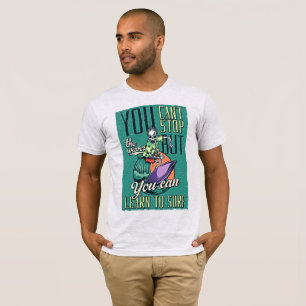 Ride Vågar - Surfa Skeleton Retro Tee