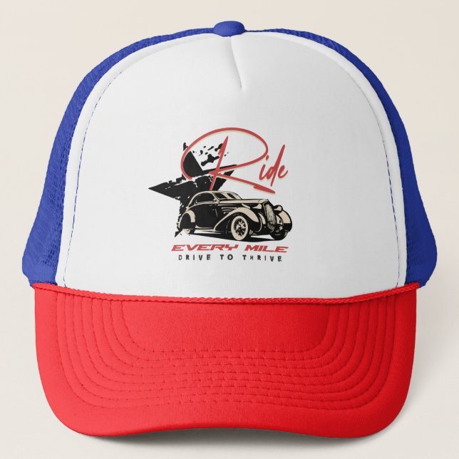 Ride VARJE MIN - Vintage bil-enhetsoffert Keps (Framsida)