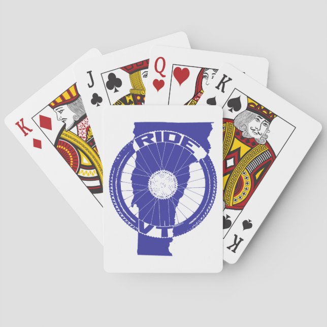 Ride Vermont Spel Kort (Baksidan)