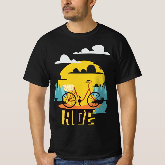 Ride - Vibrant Cycle Äventyr T-Shirt (Framsida)