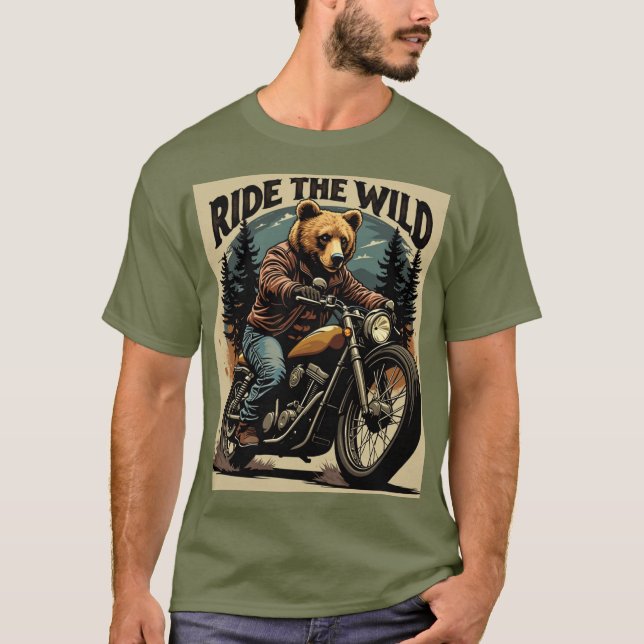 Ride Vilden - Äventyr-Redot T Shirt (Framsida)