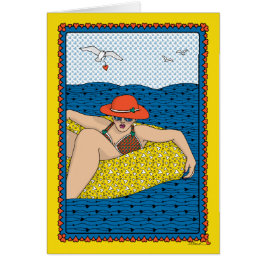 Ride Wave_B_Greeting Card Hälsningskort