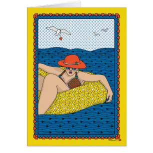 Ride Wave_B_Greeting Card Hälsningskort