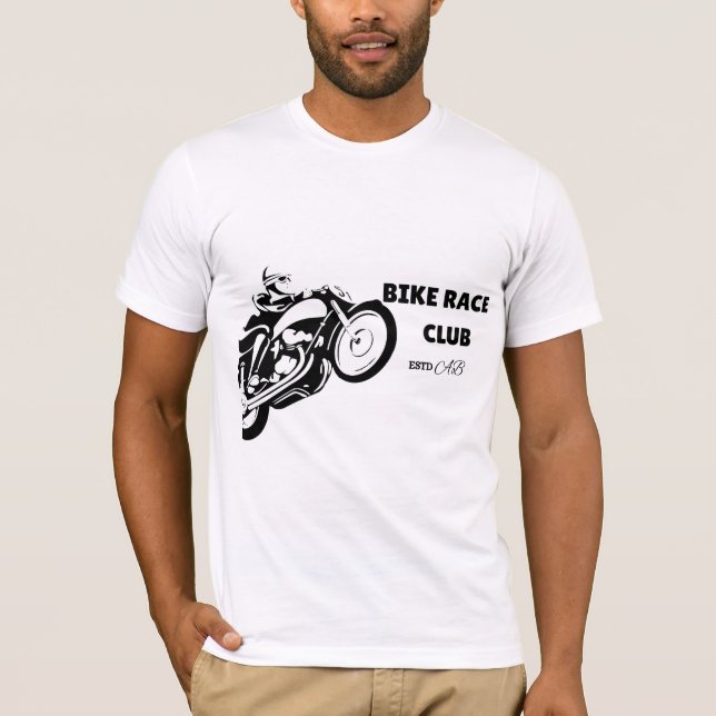 Ride with Soul – Bike Lover Logo Design T Shirt (Framsida)