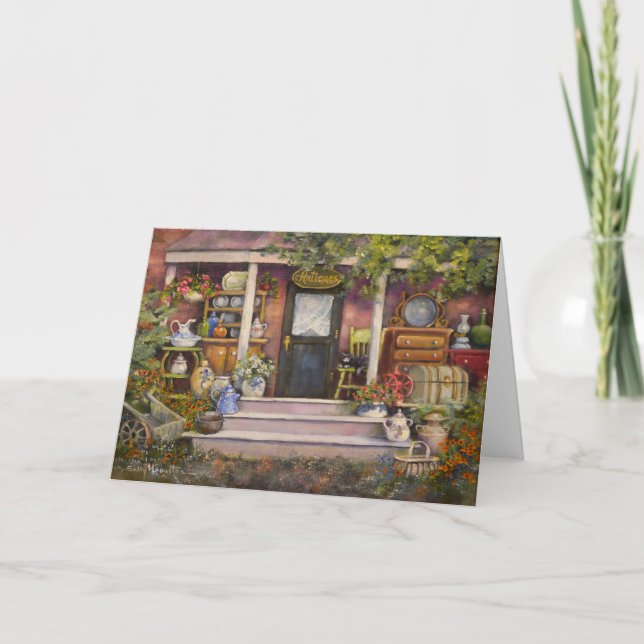 Rideau Antiques Canada Rustic Land Card Kort (Framsida)