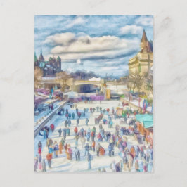 Rideau Canal Ottawa Kanada Vykort