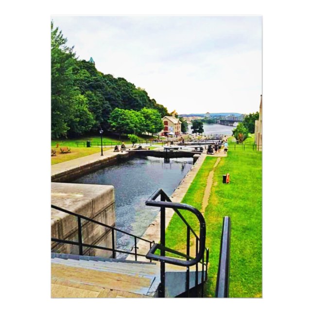 Rideau Canal Waterway. Köp nu Fototryck (Framsidan)
