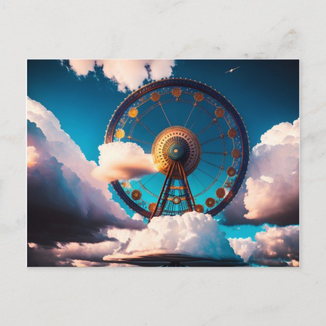 Riden i Himlar Vykort (Framsida)