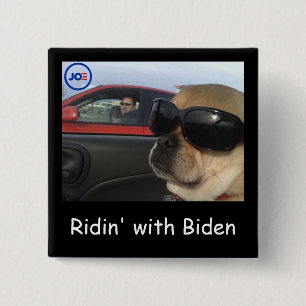 Riden' med Biden 2020 Knapp