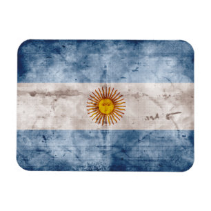 Riden ut Argentina flagga Magnet