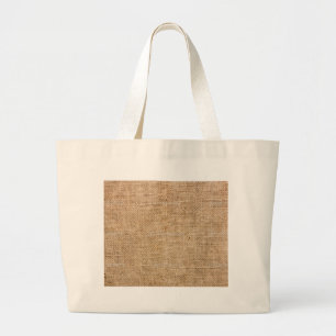 Riden ut Burlap Jumbo Tygkasse