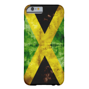 Riden ut Jamaica flagga Barely There iPhone 6 Skal