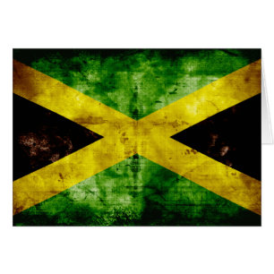 Riden ut Jamaica flagga OBS Kort