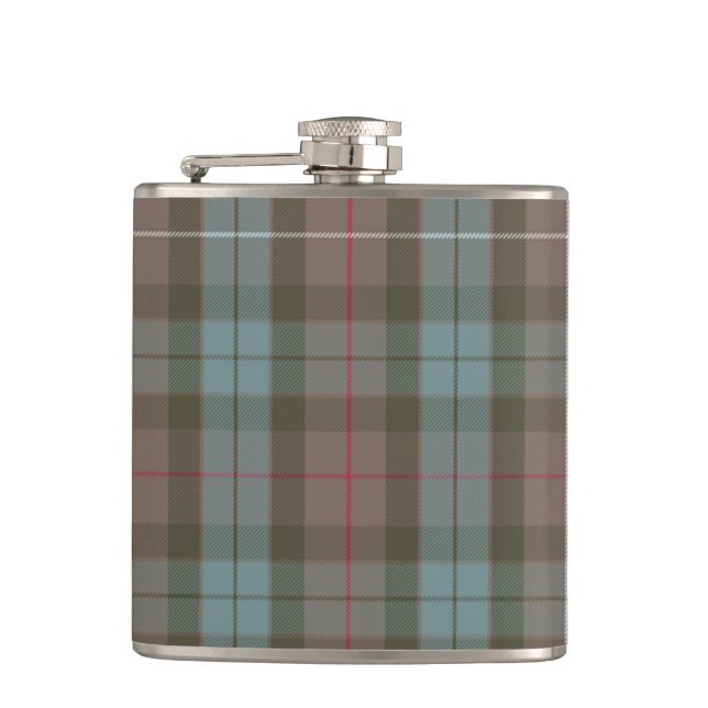 Riden ut Tartan för klanFraser jakt Fickplunta (Framsidan)