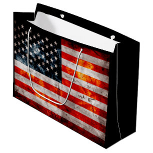 Riden ut vintageamerikanska flaggan