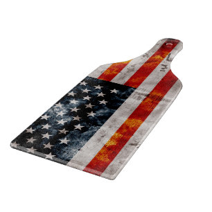 Riden ut vintageamerikanska flaggan