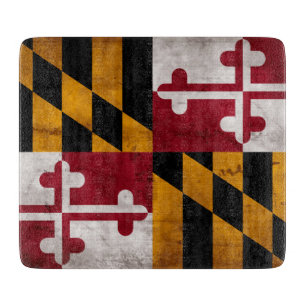 Riden ut vintageMaryland statlig flagga