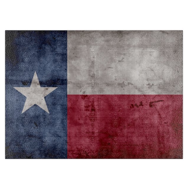 Riden ut vintageTexas statlig flagga (Framsidan)