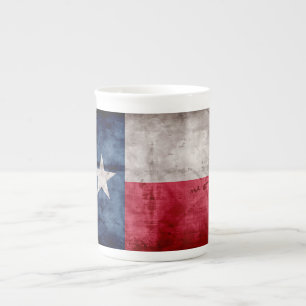 Riden ut vintageTexas statlig flagga Benporslin Mugg