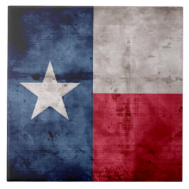 Riden ut vintageTexas statlig flagga Kakelplatta