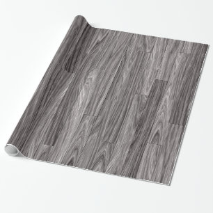 Riden ut Wood plankastruktur för grå färg Presentpapper