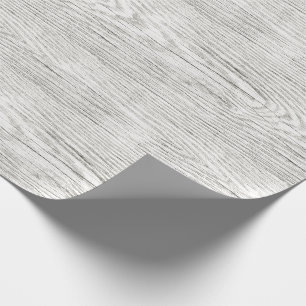 Riden ut Wood strukturvit Presentpapper