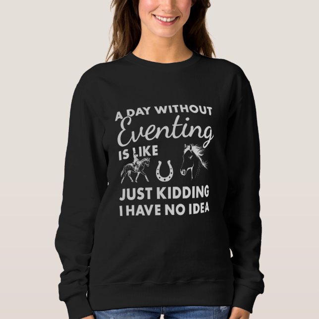 Rider en dag utan att behöva uppleva t shirt (Framsida)