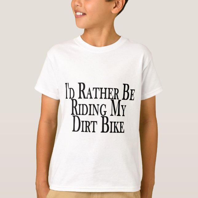 Rider ganska min smutscykel t-shirt (Framsida)