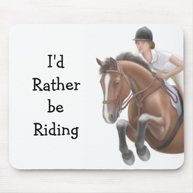 Rider ganska rid- Mousepad Musmatta (Framsidan)