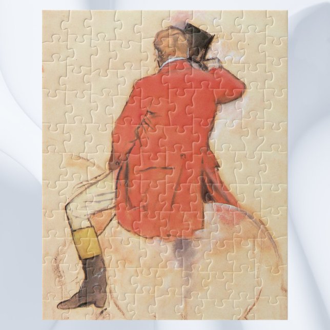 Rider in a Red Jacka av Edgar Degas Pussel (Skapare uppladdad)