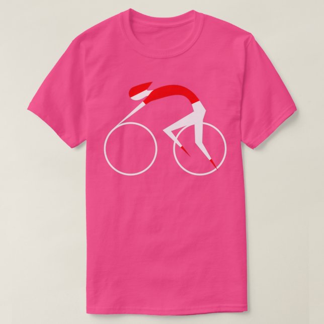 Rider Maillot RojoRed Jersey T Shirt (Design framsida)