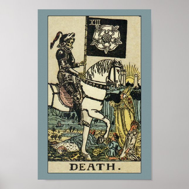Rider-Waite-Smith Död Poster (Framsidan)