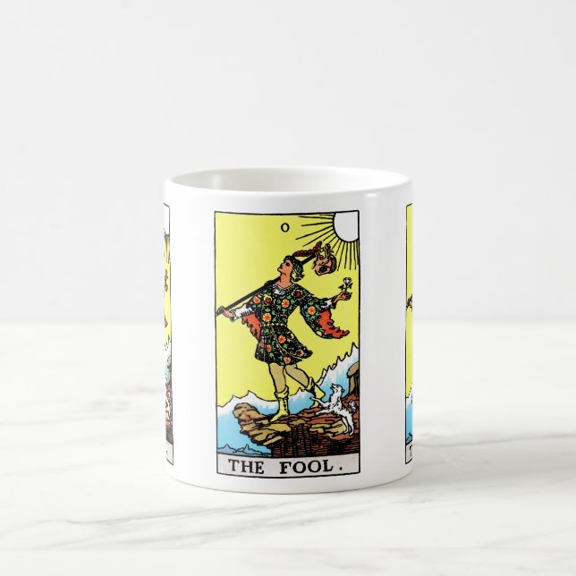 Rider Waite Tarot Major Arcana the Fool Kaffemugg (Center)